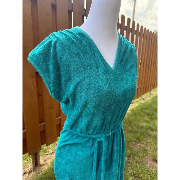 Vintage 1970's era Sporty Terry cloth Dress - Picture 3 of 6